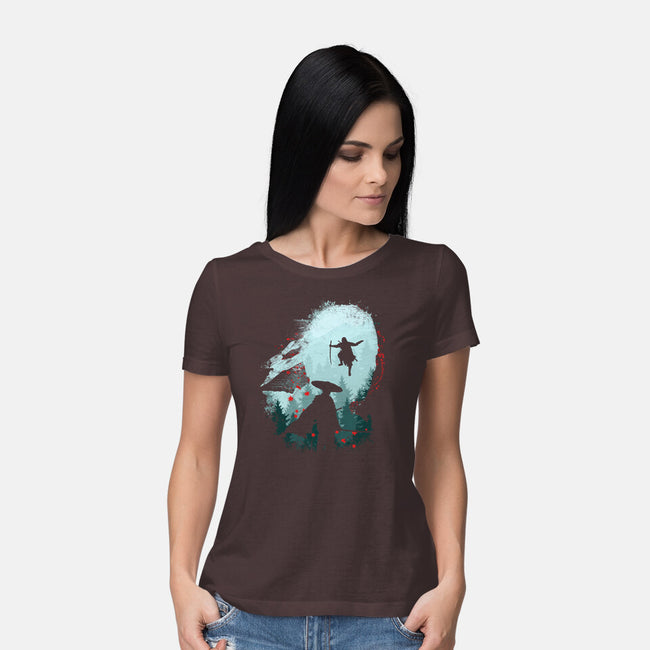 Samurai Way-womens basic tee-rocketman_art