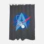 Space Trek-none polyester shower curtain-xMorfina