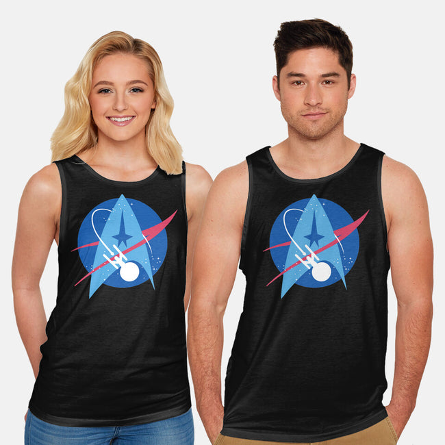 Space Trek-unisex basic tank-xMorfina