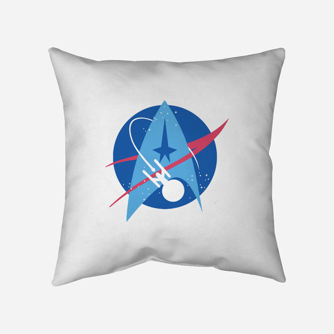 Space Trek-none removable cover w insert throw pillow-xMorfina