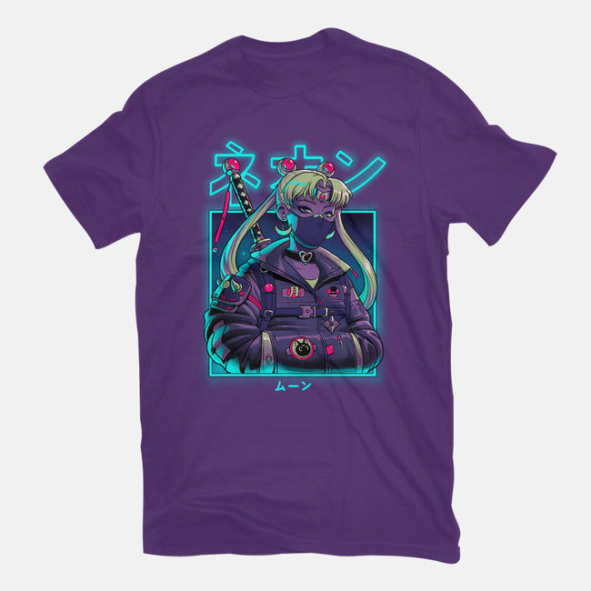 Neon Moon-womens fitted tee-Bruno Mota