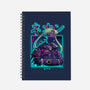 Neon Moon-none dot grid notebook-Bruno Mota