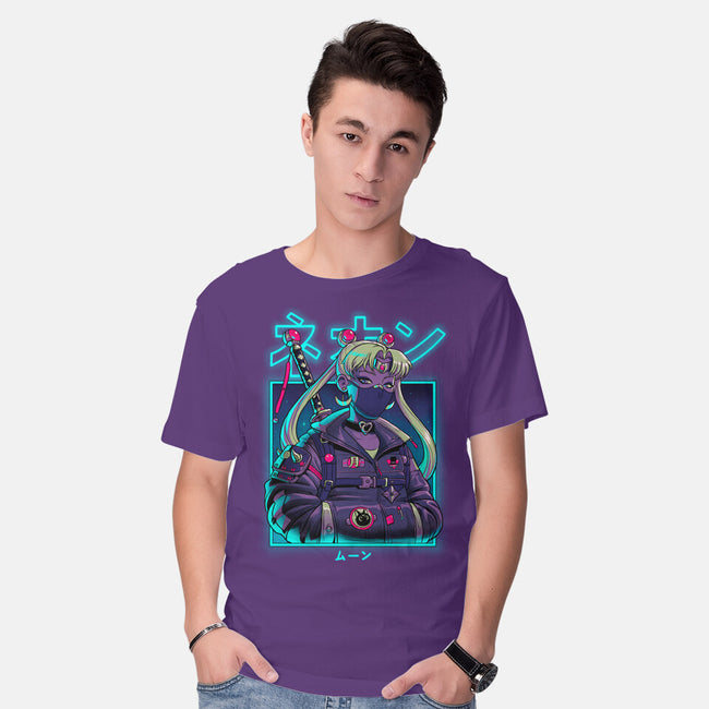 Neon Moon-mens basic tee-Bruno Mota