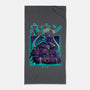 Neon Moon-none beach towel-Bruno Mota