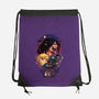 The Wings of Freedom-none drawstring bag-Corgibutt