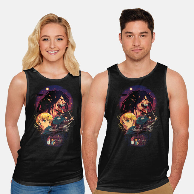 The Wings of Freedom-unisex basic tank-Corgibutt