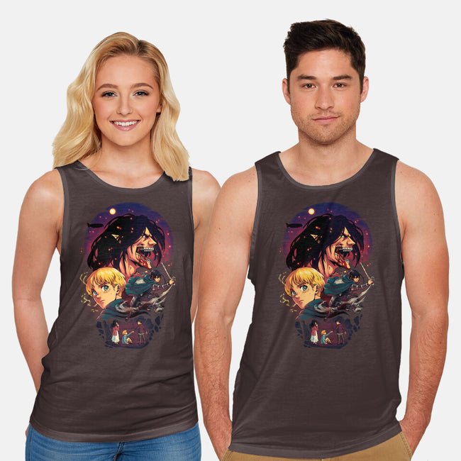 The Wings of Freedom-unisex basic tank-Corgibutt