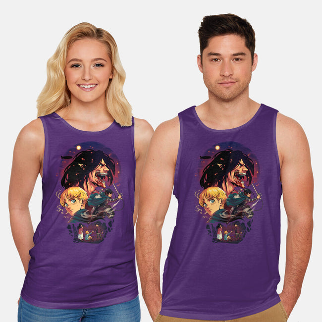 The Wings of Freedom-unisex basic tank-Corgibutt