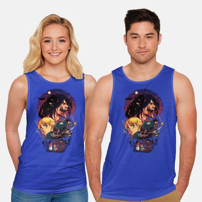 The Wings of Freedom-unisex basic tank-Corgibutt