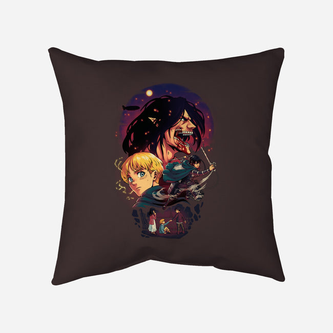 The Wings of Freedom-none removable cover w insert throw pillow-Corgibutt