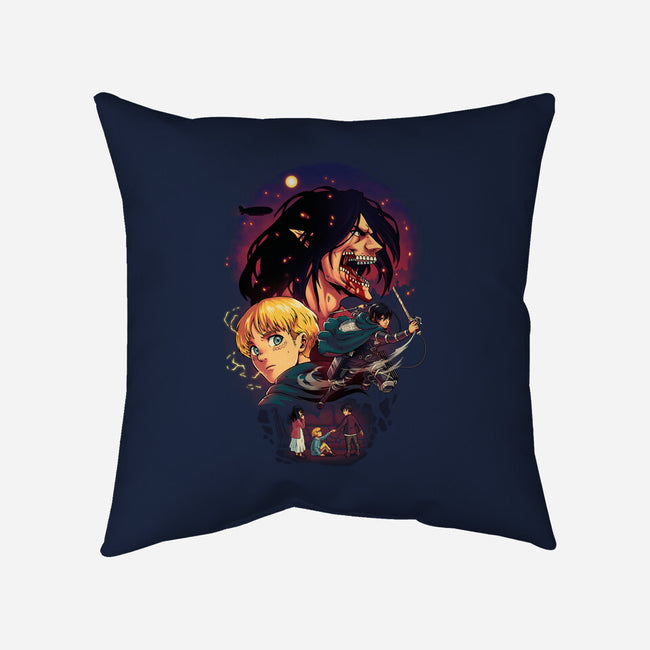 The Wings of Freedom-none removable cover w insert throw pillow-Corgibutt