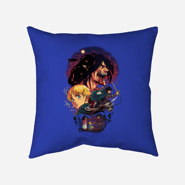 The Wings of Freedom-none removable cover throw pillow-Corgibutt