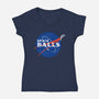 Ludicrous-womens v-neck tee-kg07