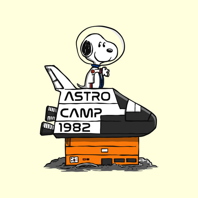 Astro Camp-none glossy sticker-doodletoots