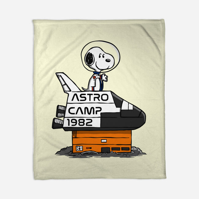 Astro Camp-none fleece blanket-doodletoots