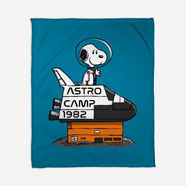 Astro Camp-none fleece blanket-doodletoots