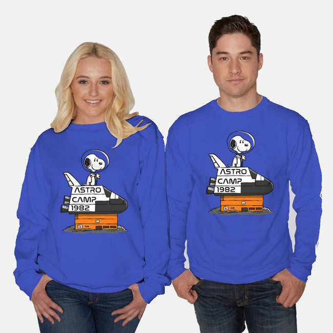 Astro Camp-unisex crew neck sweatshirt-doodletoots