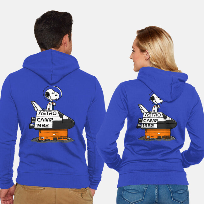 Astro Camp-unisex zip-up sweatshirt-doodletoots
