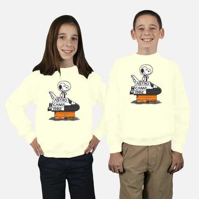 Astro Camp-youth crew neck sweatshirt-doodletoots