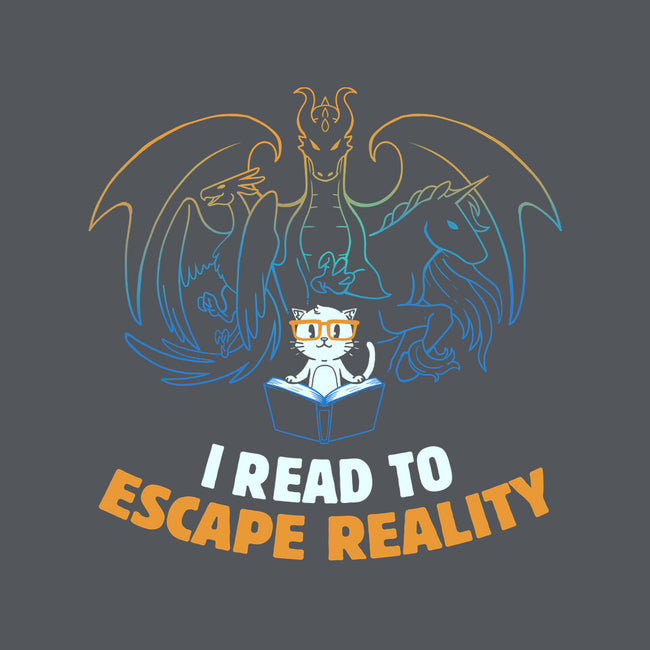 I Read to Escape Reality-unisex zip-up sweatshirt-koalastudio