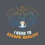 I Read to Escape Reality-none non-removable cover w insert throw pillow-koalastudio