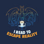 I Read to Escape Reality-none non-removable cover w insert throw pillow-koalastudio