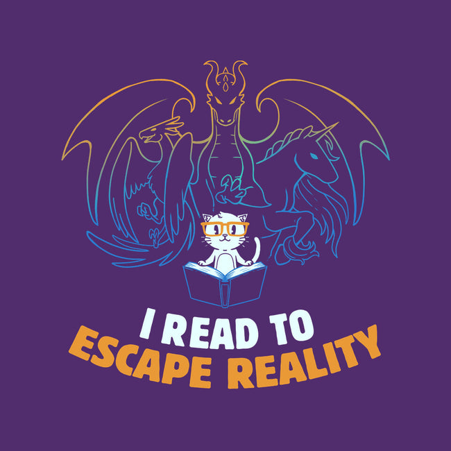 I Read to Escape Reality-none glossy sticker-koalastudio