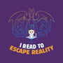 I Read to Escape Reality-none fleece blanket-koalastudio