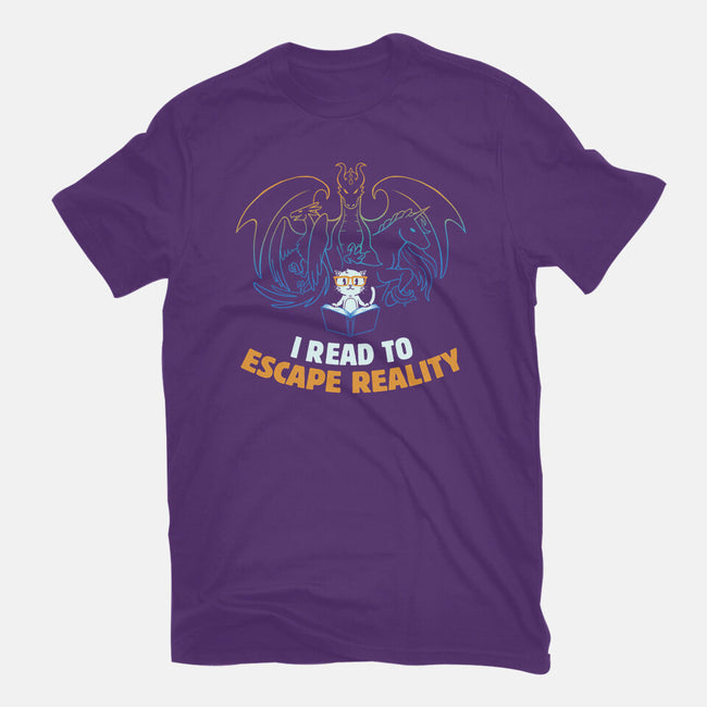 I Read to Escape Reality-mens basic tee-koalastudio