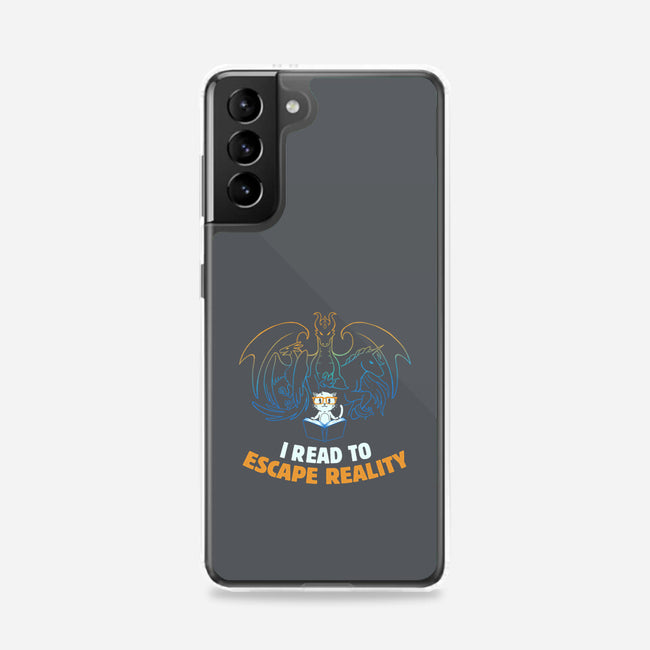 I Read to Escape Reality-samsung snap phone case-koalastudio