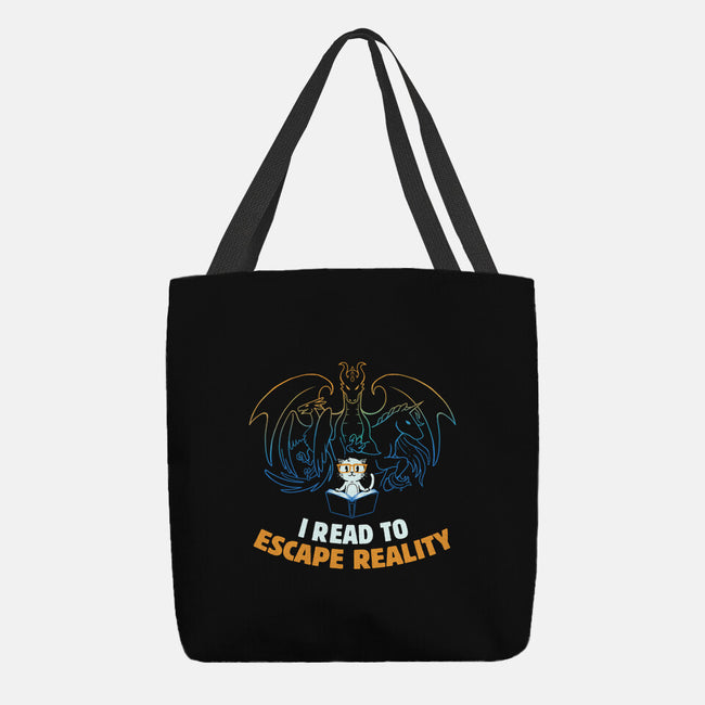 I Read to Escape Reality-none basic tote-koalastudio