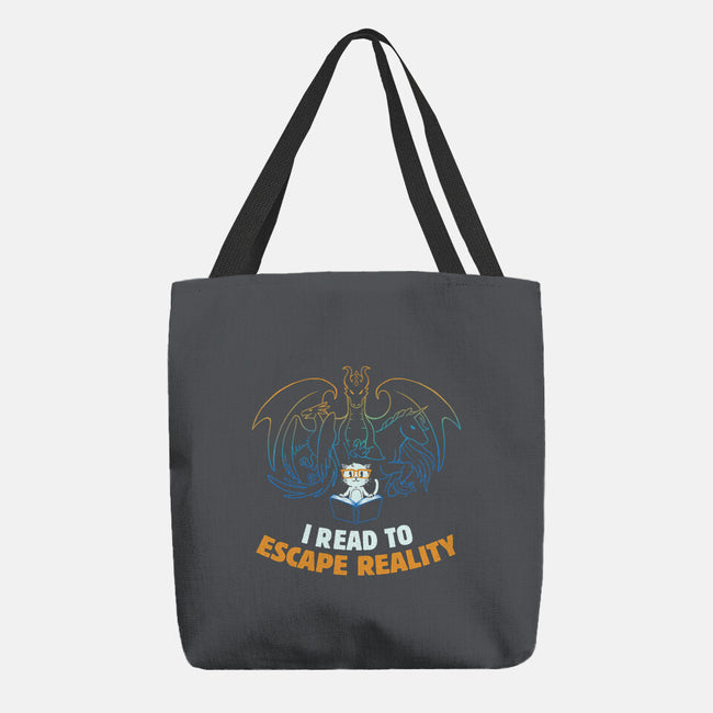 I Read to Escape Reality-none basic tote-koalastudio