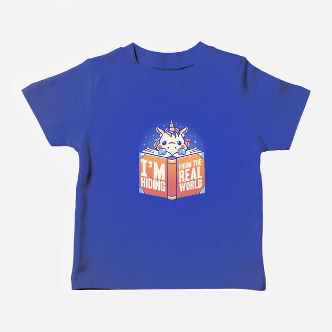 Hiding From the Real World-baby basic tee-koalastudio