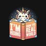 Hiding From the Real World-none removable cover w insert throw pillow-koalastudio