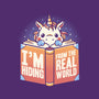 Hiding From the Real World-none removable cover w insert throw pillow-koalastudio