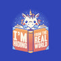 Hiding From the Real World-none drawstring bag-koalastudio