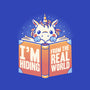 Hiding From the Real World-none removable cover w insert throw pillow-koalastudio