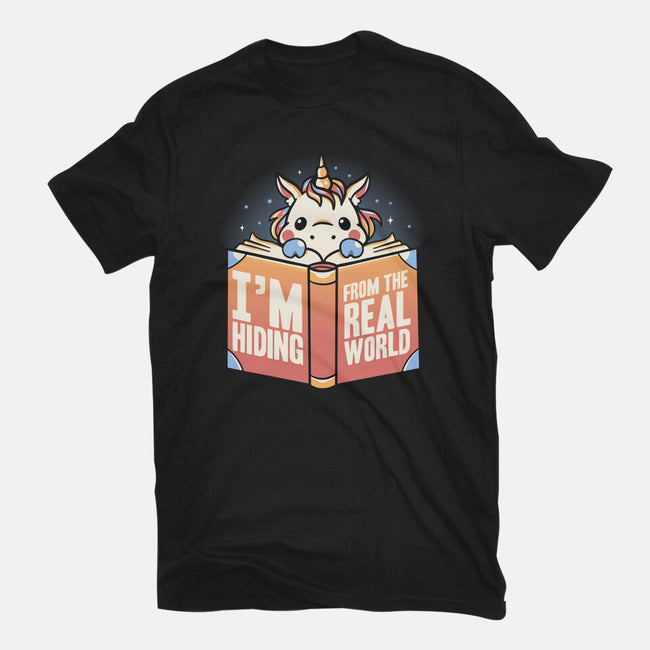 Hiding From the Real World-womens basic tee-koalastudio