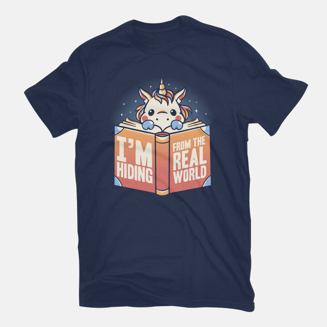 Hiding From the Real World-womens basic tee-koalastudio