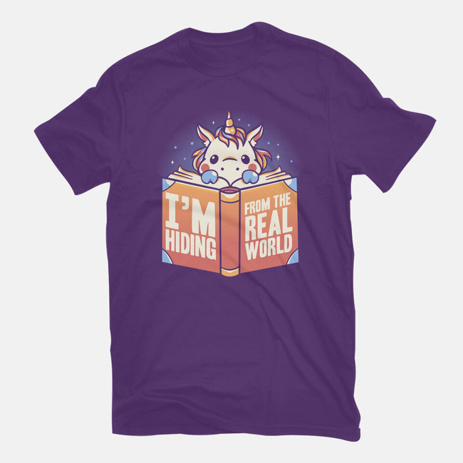 Hiding From the Real World-womens basic tee-koalastudio