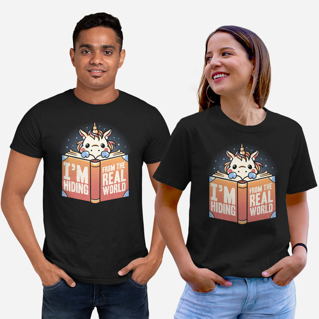 Hiding From the Real World-unisex basic tee-koalastudio