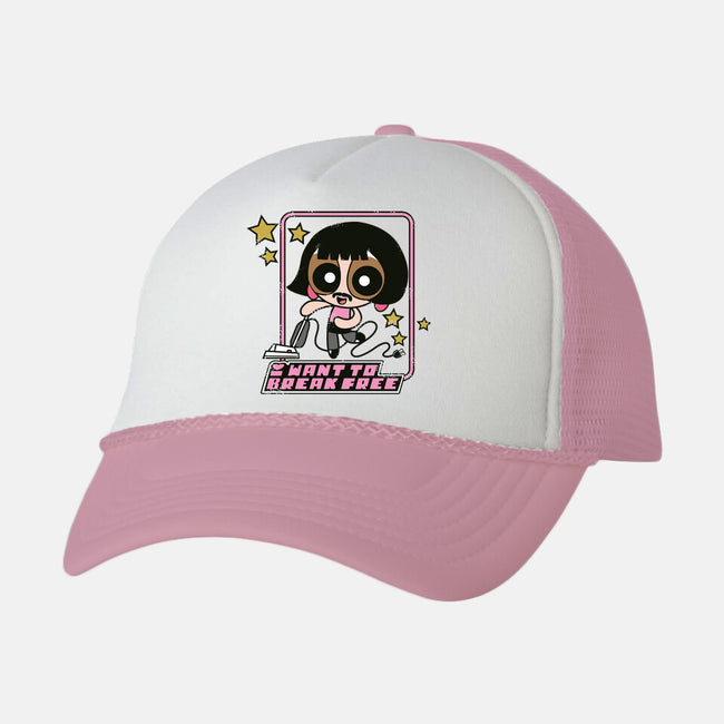 I Want to Break Free-unisex trucker hat-ndikol