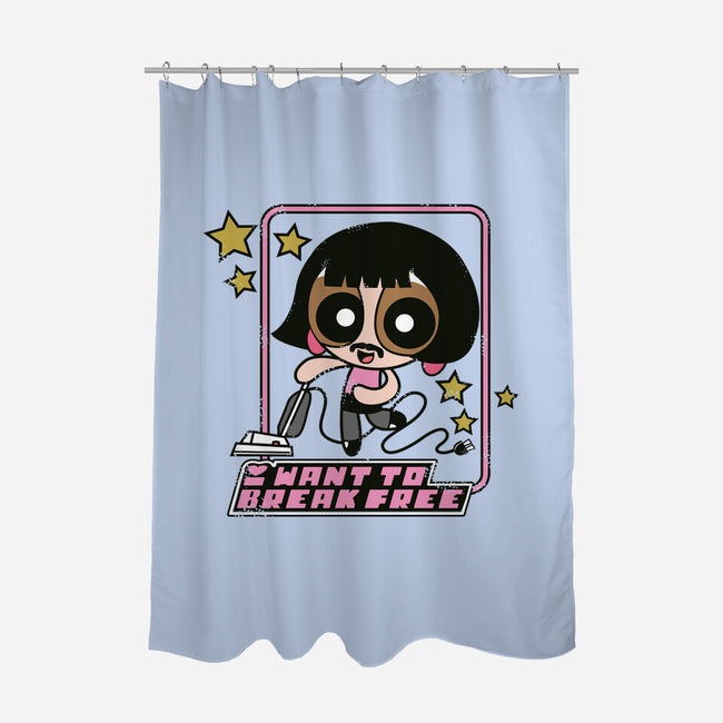 I Want to Break Free-none polyester shower curtain-ndikol