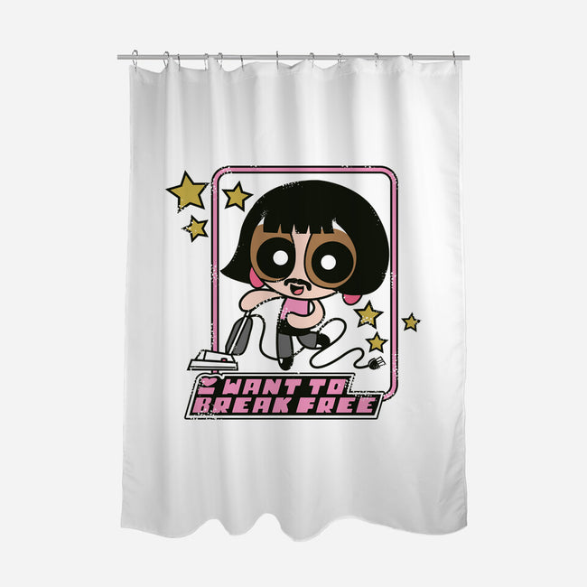 I Want to Break Free-none polyester shower curtain-ndikol