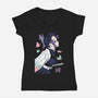 Insect Pillar-womens v-neck tee-Jelly89