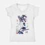 Insect Pillar-womens v-neck tee-Jelly89