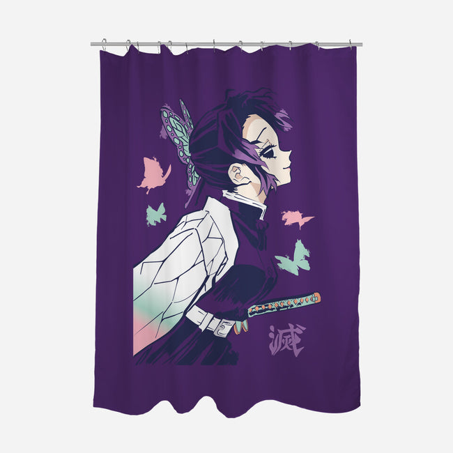 Insect Pillar-none polyester shower curtain-Jelly89