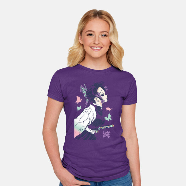 Insect Pillar-womens fitted tee-Jelly89