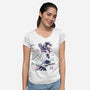 Insect Pillar-womens v-neck tee-Jelly89