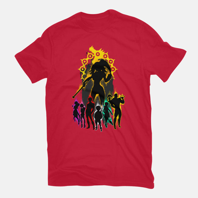 The Seven Deadly Sins-womens fitted tee-awesomewear